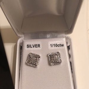 Real silver 1/10ct sqr